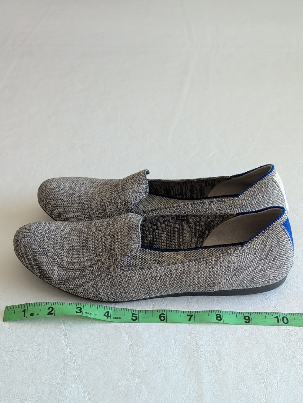 Rothy’s The Loafer in Gray & Blue Slip On Flats Women's Size 9 - Picture 8 of 9